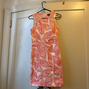 Banana Republic Orange floral dress great for work